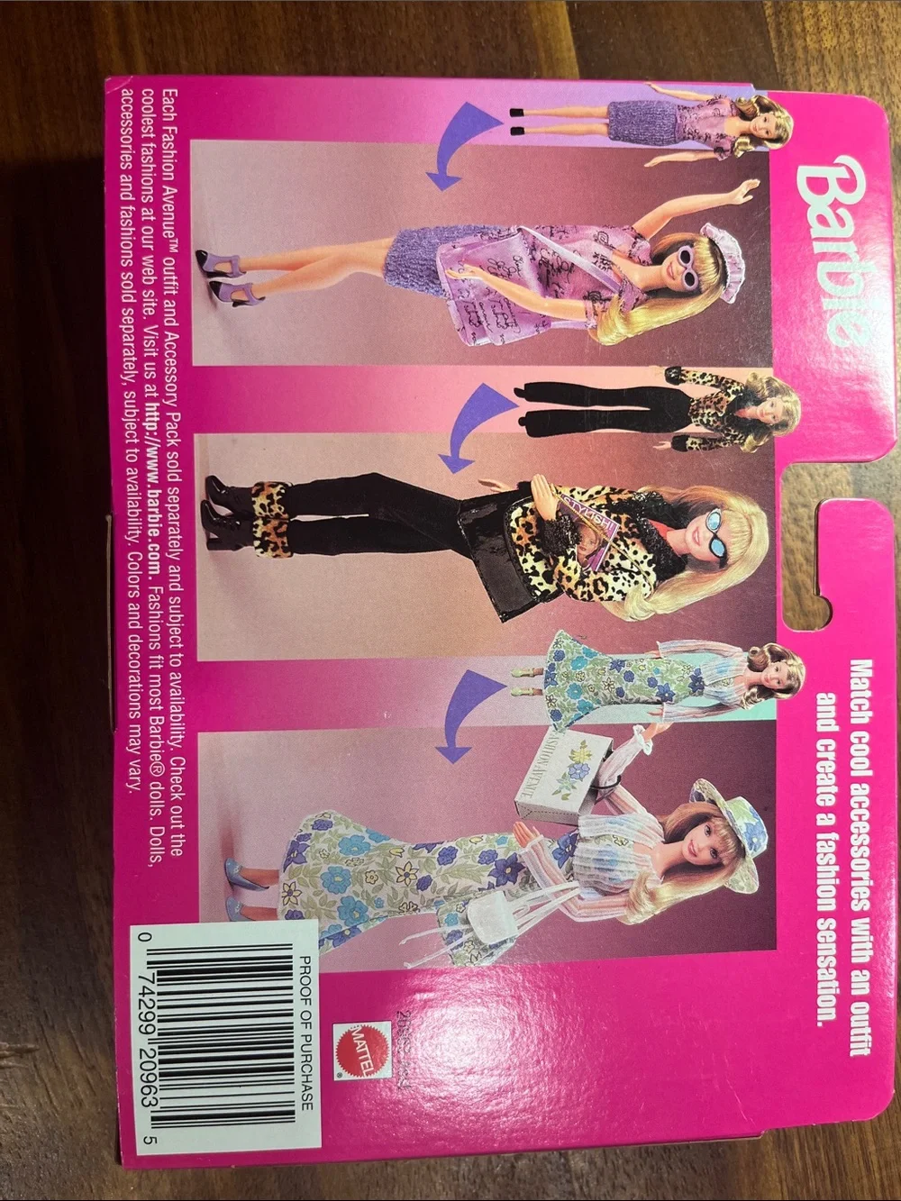 Barbie lavender satin